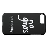"Geen GGO's Eat Healthy Black White Promotion Case-Mate iPhone Case (Achterkant (Horizontaal))