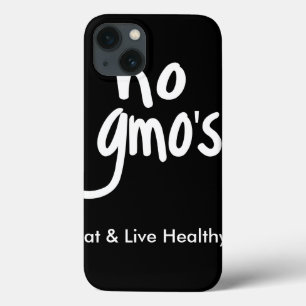 "Geen GGO's Eat Healthy Black White Promotion Case-Mate iPhone Case