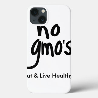 "Geen GGO's Eat Live Healthy White Black Promotion Case-Mate iPhone Case