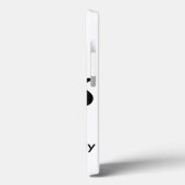 "Geen GGO's Eat Live Healthy White Black Promotion Case-Mate iPhone Case (Achterkant / Links)