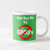 Geen GGO's Grote Koffiekop (Rechts)