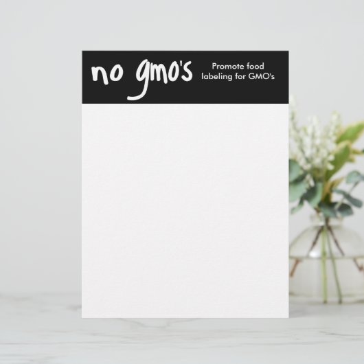 Geen GGO's promote etiketteringswetten zwart (Staand voorkant)