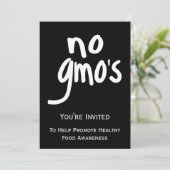 Geen GGO's promote etiketteringswetten zwarte uitn Kaart (Staand voorkant)