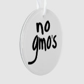 Geen GGO's promoten gezonde voedingsmiddelen White Ornament (voorkant)