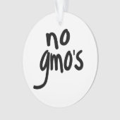 Geen GGO's promoten gezonde voedingsmiddelen White Ornament (voorkant)