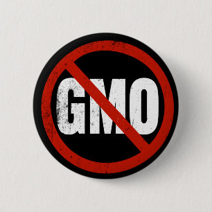 Geen GGO's Ronde Button 5,7 Cm
