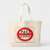 Geen gistend grote tote bag (Voorkant)