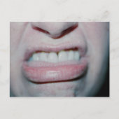 Geen glimlachen vandaag briefkaart (Voorkant)