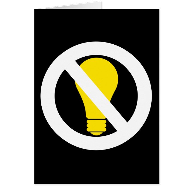 geen gloeilampen (Voorkant)