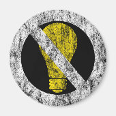 geen gloeilampen magneet (Voorkant)