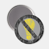 geen gloeilampen magneet (Voorkant / Achterkant)