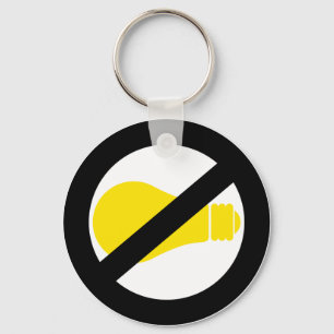 geen gloeilampen sleutelhanger