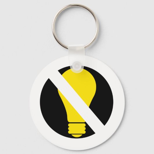 geen gloeilampen sleutelhanger (Voorkant)