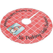 Geen gluiperige kerstpinguïn kerstboom rok (Gekanteld)