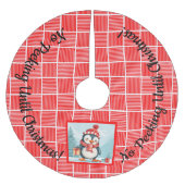 Geen gluiperige kerstpinguïn kerstboom rok (Voorkant)