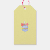 Geen gluren tot Kerstmis Schaap Gift T Cadeaulabel (Achterkant)