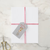 Geen gluren tot Kerstmis Schaap Gift T Cadeaulabel (Met Touw)