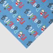 Geen glurende Schattigee grillige Kinder kerst Tissuepapier (Detail)