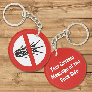 Geen Gluten Sign. Sleutelhanger