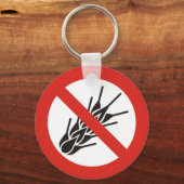 Geen Gluten Sign. Sleutelhanger (Voorkant)