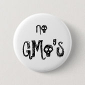 Geen GMo's Ronde Button 5,7 Cm (Voorkant)