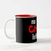 Geen Gnar achtergelaten Tweekleurige Koffiemok (Links)