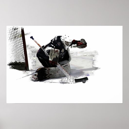 Geen Goal Hockey Goalie Poster (Voorkant)