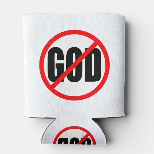 "GEEN GOD" BLIKJESKOELER (Achterkant)