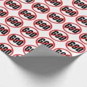 "GEEN GOD " CADEAUPAPIER (Hoek)