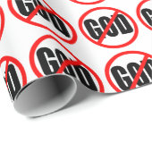 "GEEN GOD " CADEAUPAPIER (Rol Hoek)