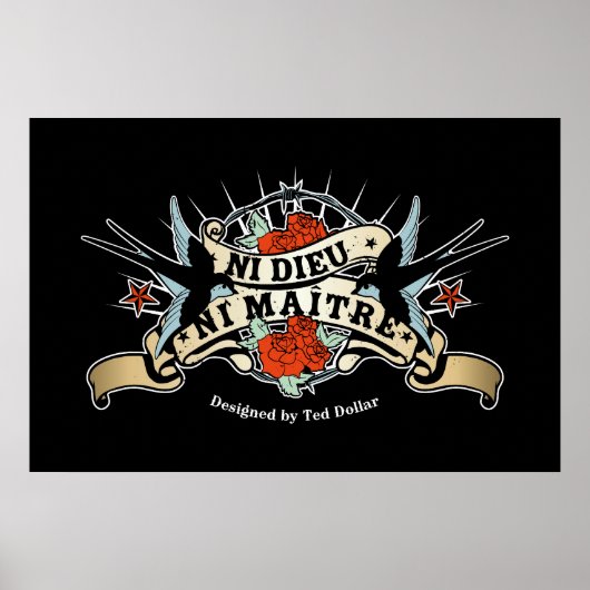 Geen God Ni MAITRE Poster (Voorkant)