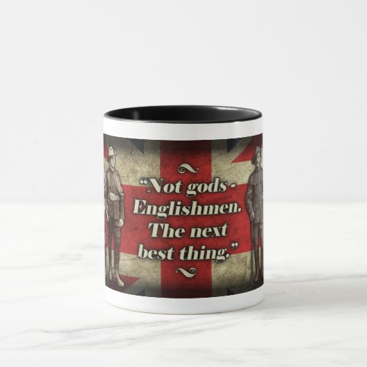 "Geen goden, Engelsen..." KoffieMok Mok (Midden)