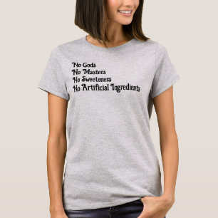 Geen goden, geen meesters, ook een paar andere din t-shirt