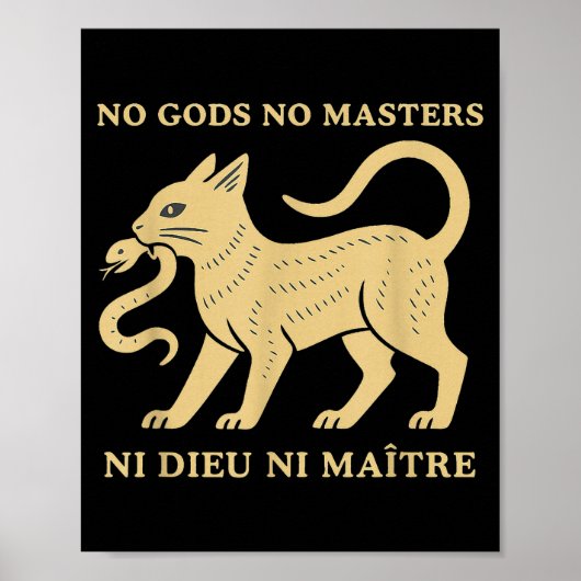 Geen goden geen meesters poster (Voorkant)