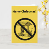 Geen goed kerstmis kaart (Gele Bloem)