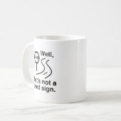 Geen goed teken koffiemok (Voorkant links)