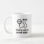 Geen goed teken koffiemok (Links)