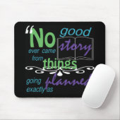Geen goed verhaal Mousepad Muismat (Met muis)