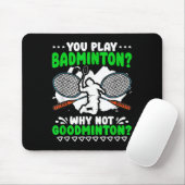 Geen Goede Badminton Racket Shuttle Hobby Badminto Muismat (Met muis)