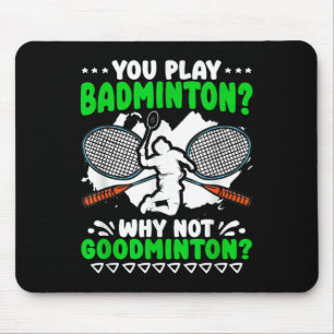 Geen Goede Badminton Racket Shuttle Hobby Badminto Muismat