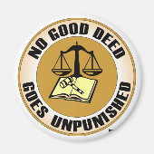 Geen goede daad gaat ongestrafte magneet (Voorkant)