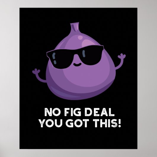 Geen goede deal ik heb deze grappige fruitpun donk poster (Voorkant)
