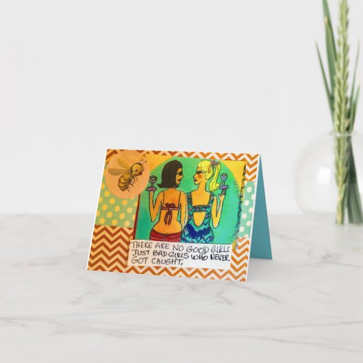 Geen goede meisjes. Alleen slechte meisjes Kaart (Voorkant)