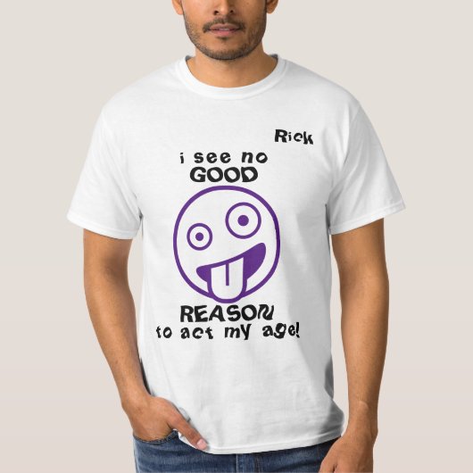 "...geen goede reden..." Emoji  Mannen T-shirt (Voorkant)