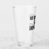 "Geen goede wil ongestraft" Glas (Rechts)