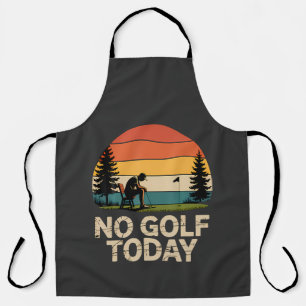 Geen golf vandaag grap grappig verdrietig schort