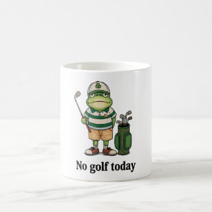 Geen golf vandaag kikker Vaderdag Vader Opa Koffiemok