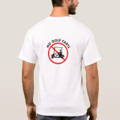 Geen Golfkarren T-shirt (Achterkant)