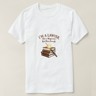 Geen goochelaar, maar dichtbij genoeg - Law Design T-shirt