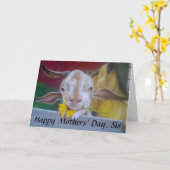 "GEEN GRAPJE, GELUKKIGE MOEDERDAG IS DOOD" KAART (Gele Bloem)